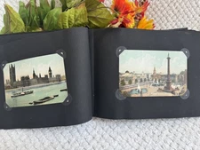 Antique 1900s Tate Gallery￼Photo Album w/ 94 Sepia LL Postcards – Art & Europe