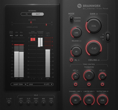 Brainworx bx_limiter True Peak (Software) Plugin Alliance Limiter