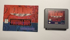 Red Alarm (Virtual Boy) w/ Manual Authentic Good Condition, TESTED & WORKING
