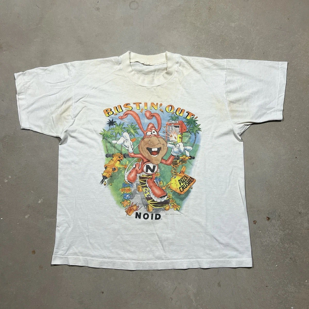 Fruit of the Loom Regular Size L Punk Vintage T-Shirts for Men for