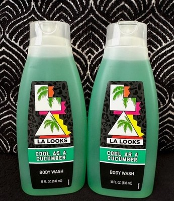 LA LOOKS Cool As A Cucumber Body Wash Gel 18oz 2pk