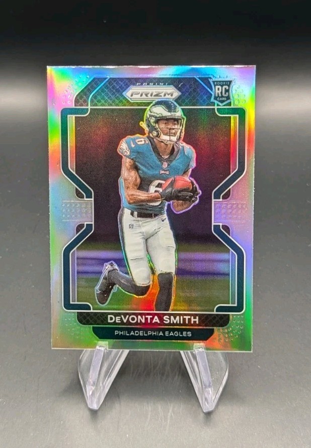 2021 Panini Prizm Devonta Smith Rookie #335 Silver Prizm (RC)