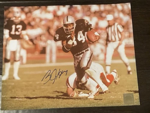 Bo Jackson Autographed “Raiders”Signed 8x10 Photo,  COA . HOF