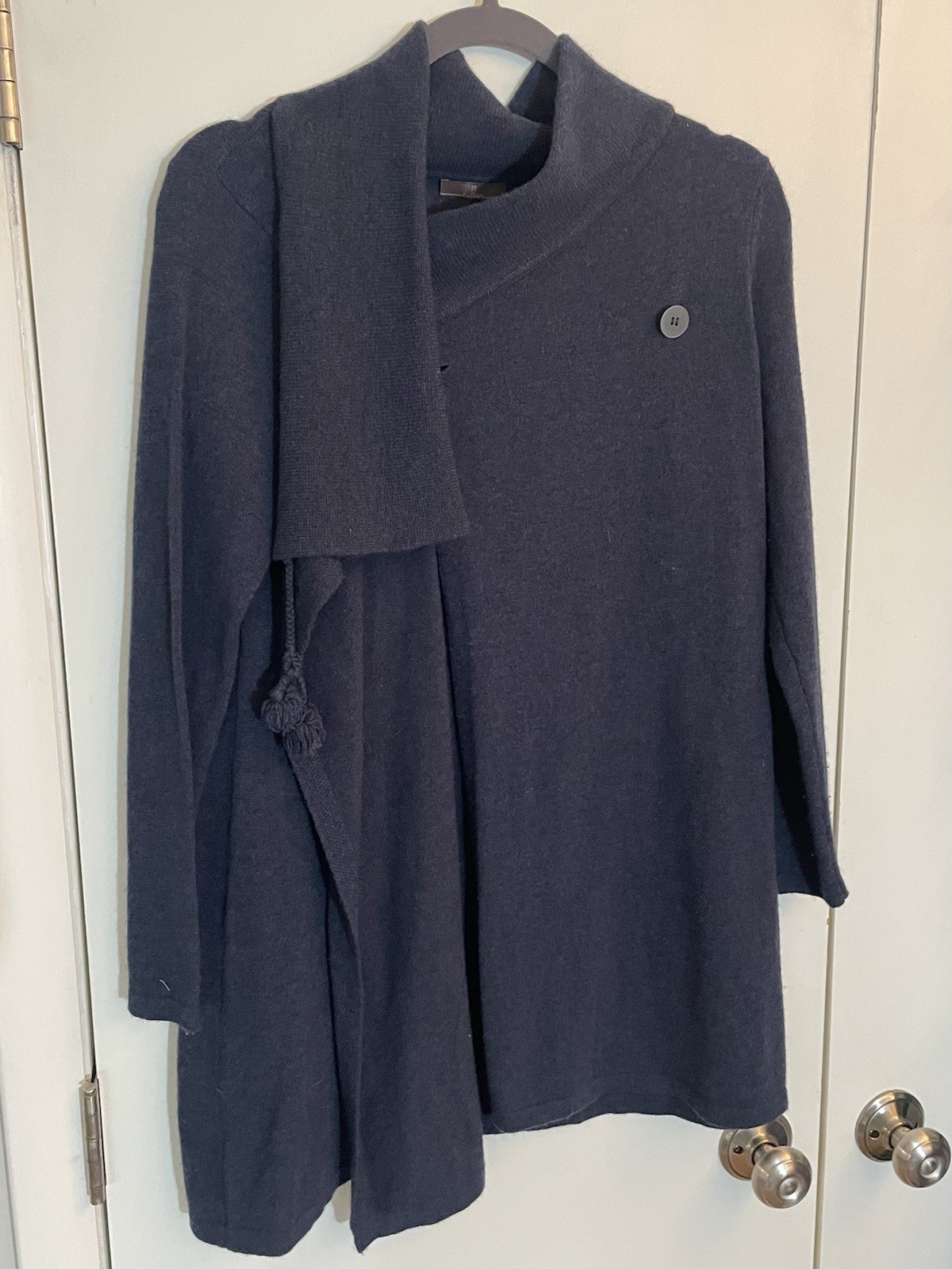 Cullen CASHMERE Two Button / Open Front Cardigan … - image 1