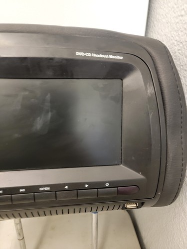 Zicom Headset Monitor LCD DVD CD Player Black Leather - Bild 4 von 19