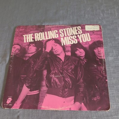 THE ROLLING STONES 12'' + PS MISS YOU B/W FAR AWAY EYES RED VINYL SOME GIRLS LP