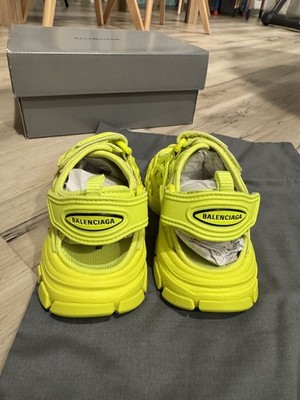 Balenciaga Kids Light Yellow Track Sandals Size EU 27 NIB | eBay
