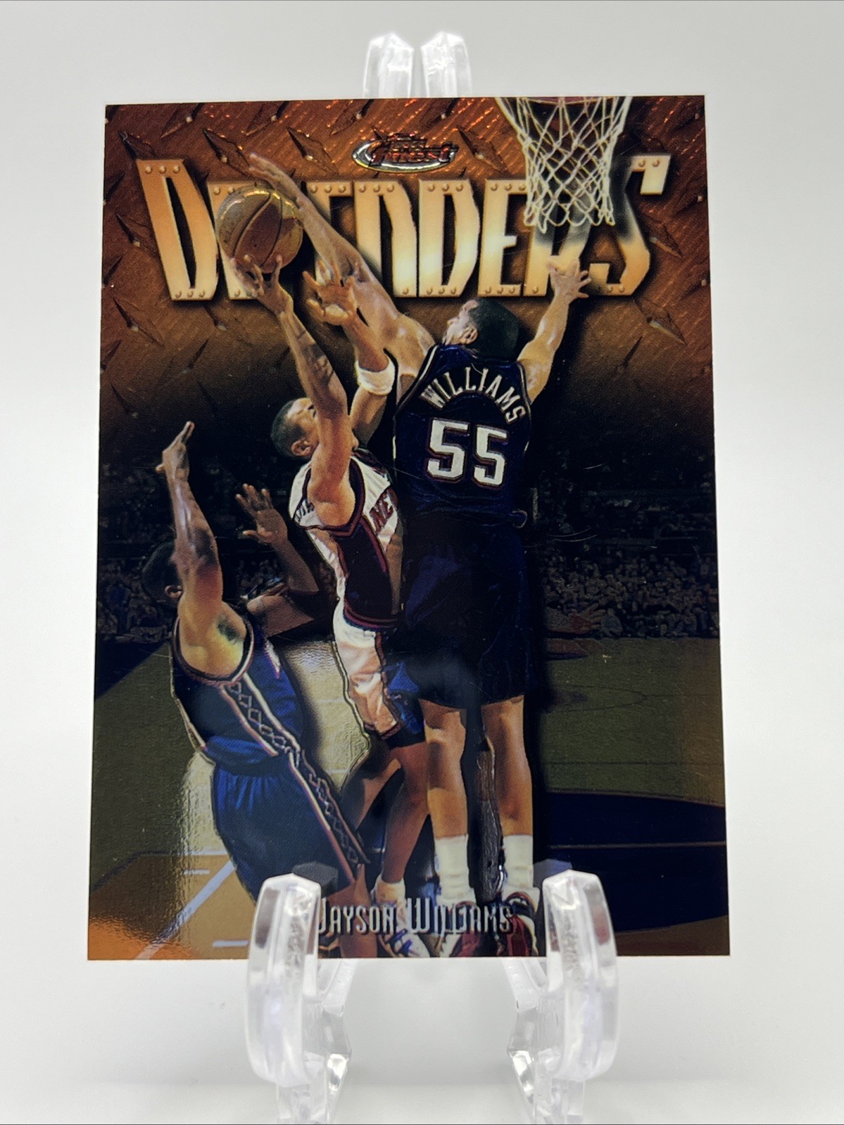 1997-98 Topps Finest Common Bronze Refractor Jayson Williams #237 NJ Nets