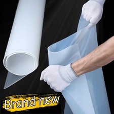 Soft Silicone Rubber Sheet Clear Translucent High Temp Mat Plate Various Size