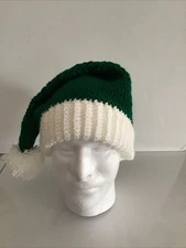 Santa/ Elf Hat. Handmade. Fits Teens To Large Adults.