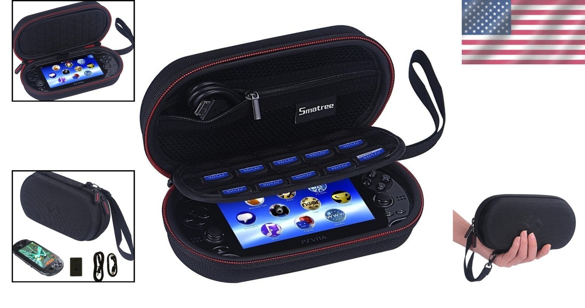 P100 Hard Shell Case for PS Vita & PSP 3000 - 11 Compartment