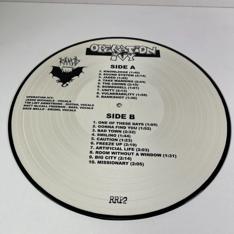 Operation Ivy Energy Sublime Limited Ska Punk Rock Rancid Records Vinyl LP RARE! - Image 2 of 4