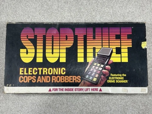 VTG 1979 Stop Thief Board Game by Parker Brothers 100% Complete Scanner Works
