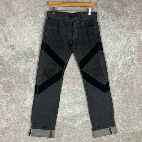 Neighborhood, Neighborhood x Fragment Design Narrow Selvedge Denim Jeans Grey Small Lightning