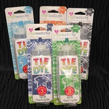 Lot of 5 Tie Dye Kits Create Basics 9pc Set Multi Color Craft Kit NEW