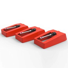 Pcs Red Diamond Stylus Needle Replacement for LP Turntable Phonograph