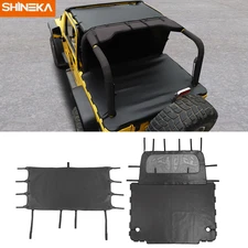 Seat Trunk Isolation & Roof Bikini & Rear Trunk Shade Cover for Jeep Wrangler TJ
