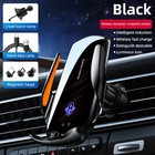 15W Fast Wireless Car Charger 360° Rotation Auto-Clamping Quick-Release Design 