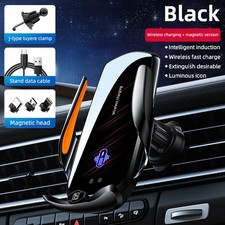15W Fast Wireless Car Charger 360 Rotation Auto-Clamping Quick-Release Design