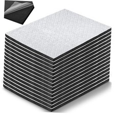 512mil 11.25 Sq ft 13 mm Thickened Cars Sound 9 x 12 Inch,11.25 Sq ft 15