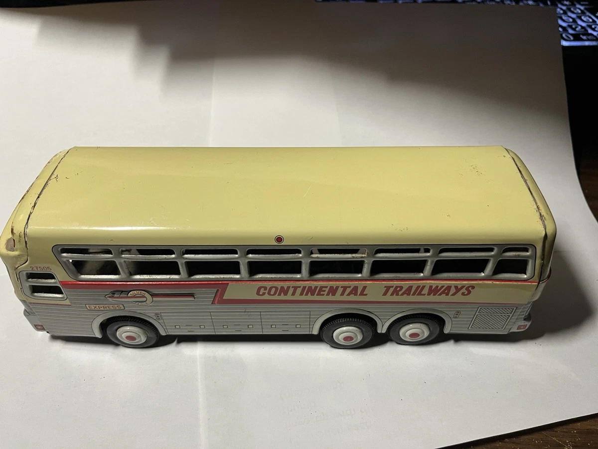 Trailways Toy Bus In Vintage & Antique Tin Toy Vehicles for sale