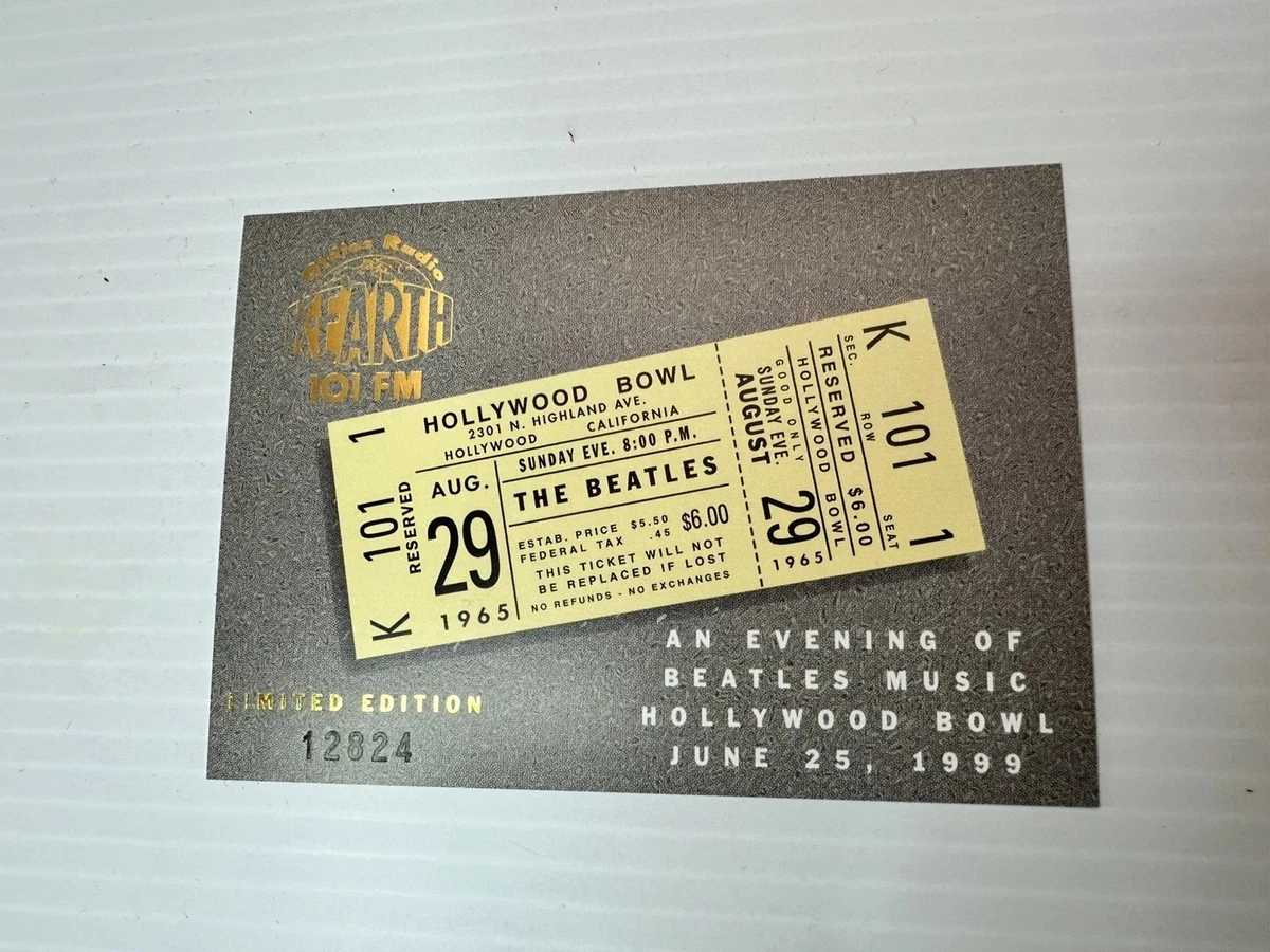 25+ beatles hollywood bowl for sale | Updated Oct 2026