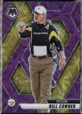 2025 Panini Mosaic #226 Purple Scope Bill Cowher Pittsburgh Steelers
