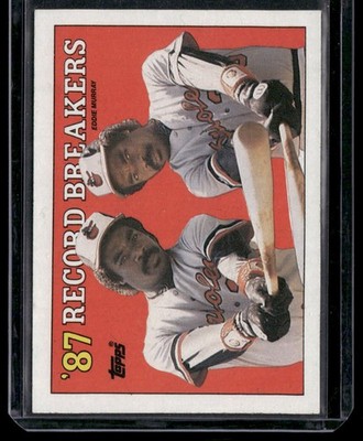 1988 Topps #4b Eddie Murray : No caption on front