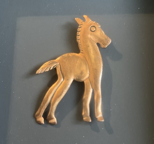 Foal Horse Brooch Pin