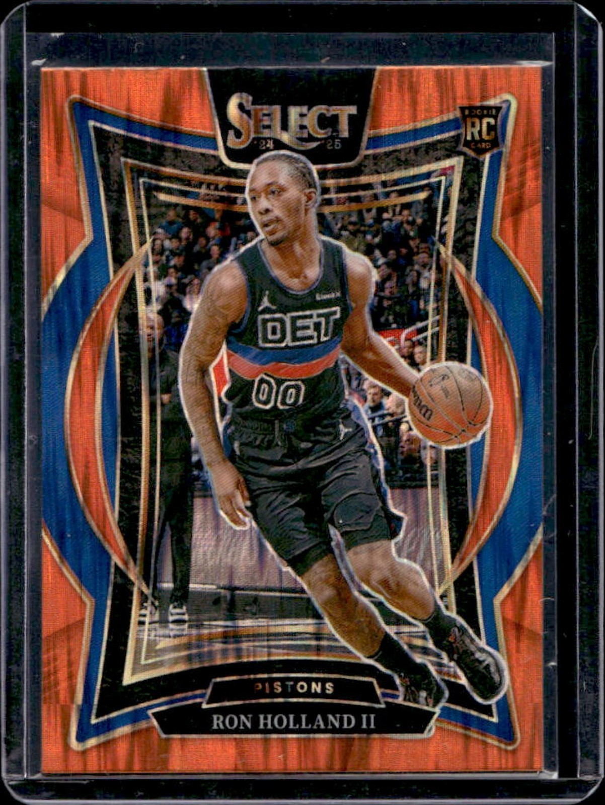 2024-25 Select Ron Holland II Concourse RC Orange Flash Prizm #74 Pistons