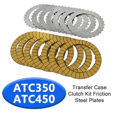 ATC350 ATC450 Transfer Case Clutch Kit Friction Steel Plates pour BMW F