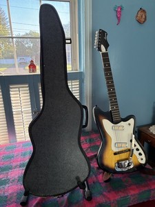 Harmony Bobcat H15 Electric Guitar 60s Vintage with Case MADE IN USA!