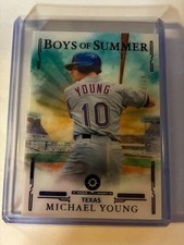 2025 Panini Boys of Summer #61 Michael Young Purple #/49