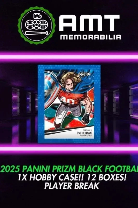 Manga? Color Blast? Why not BOTH?! 2025 Prizm Black Football PYP Case #4!