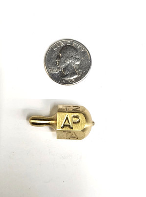 ANTE UP PUT AND TAKE SPINNING TOP GAME* SOLID BRASS * FREE SHIPING*GAMBLING