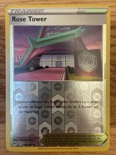 Pokémon Rose Tower 169/189 Reverse Holo Uncommon Deutsch Flammende Finsternis NM