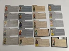 Vtg GI Joe ARAH Vehicle Driver File Cards Lot Of 20 Gung Ho Tripwire Destro Hawk