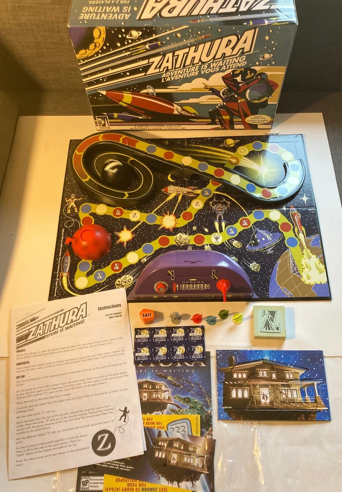 Zathura Adventure is Waiting Board Game 2005 Pressman Toy Space 100% Complete - Image 3 of 4