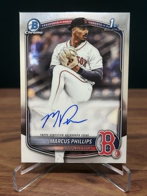 2025 Bowman Draft Marcus Phillips 1st Bowman Auto Chrome #CPA-MP
