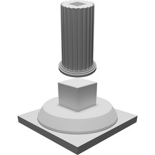 Supporto Display Colonna Singola Scrivania Porta Oggetti Piccoli Organizer