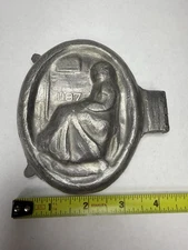 Antique E & Co NY Ice Cream Mold #1187 “Mother” Oval Hinged Mold Vintage B25