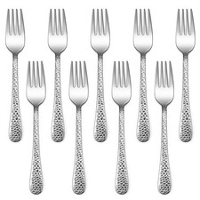 9 Pieces Stainless Steel Kids Toddler Forks, Children Silverware Flatware Cut...