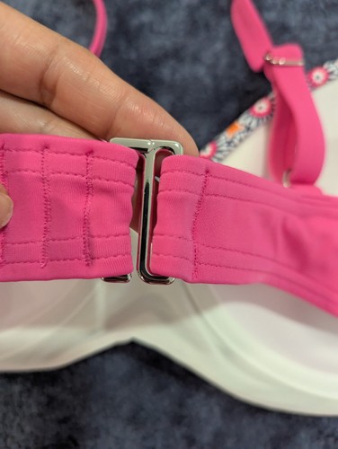 Lands' End Under Wired Sweetheart Neck Bikini Top & High Waisted Swimwear 12-16 - Picture 8 of 15