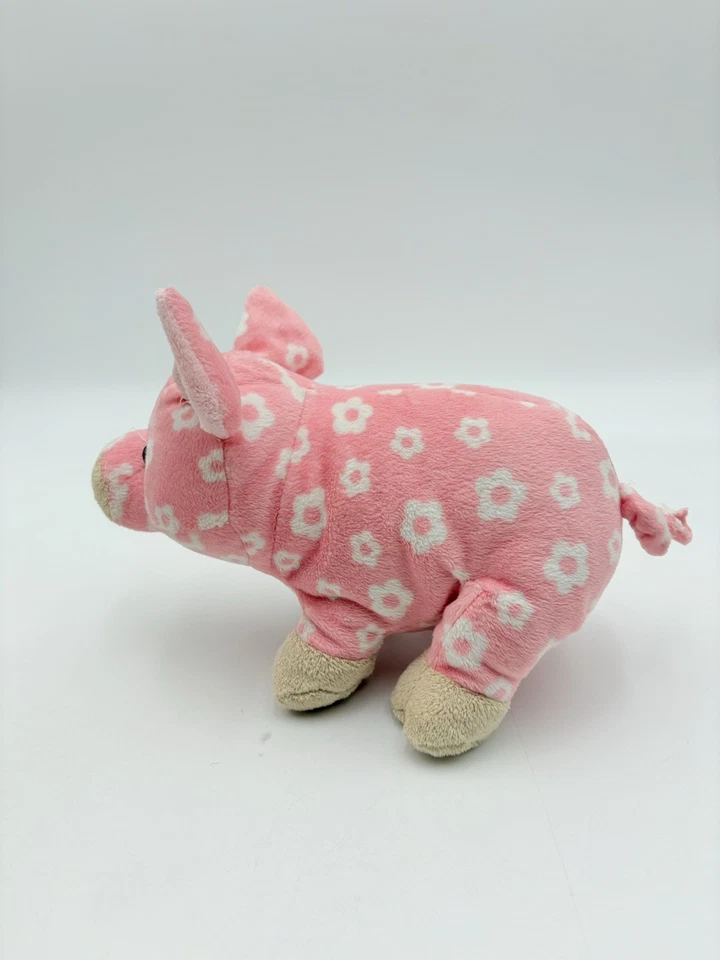 Webkinz Daisy Pig Plush Pink Flowers No Code Tag Retired Virtual Pet  - Image 2 of 4