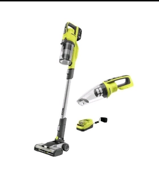 Ryobi ONE+ 18V Stick and Hand Vacuum Cleaner Green (PCL720KHV1) for