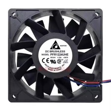 Delta PFR1224UHE 12038 DC24V 1.75A 12CM 3-Wire Inverter Cooling Fan
