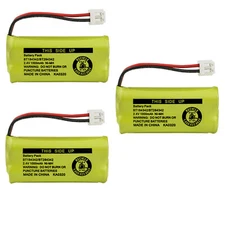 Kastar 3-Pack Battery BT184342 BT284342 for AT&T Vtech GE RCA and Clarity Phone