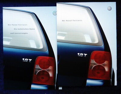 VW Passat Variant Prospekt 4.2001   Trendline, Comfortline, Highline, 5V, V6