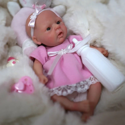 Mini Reborn Baby Puppe Sophia Micro Preemie Magic in Ganzkörper Silikon