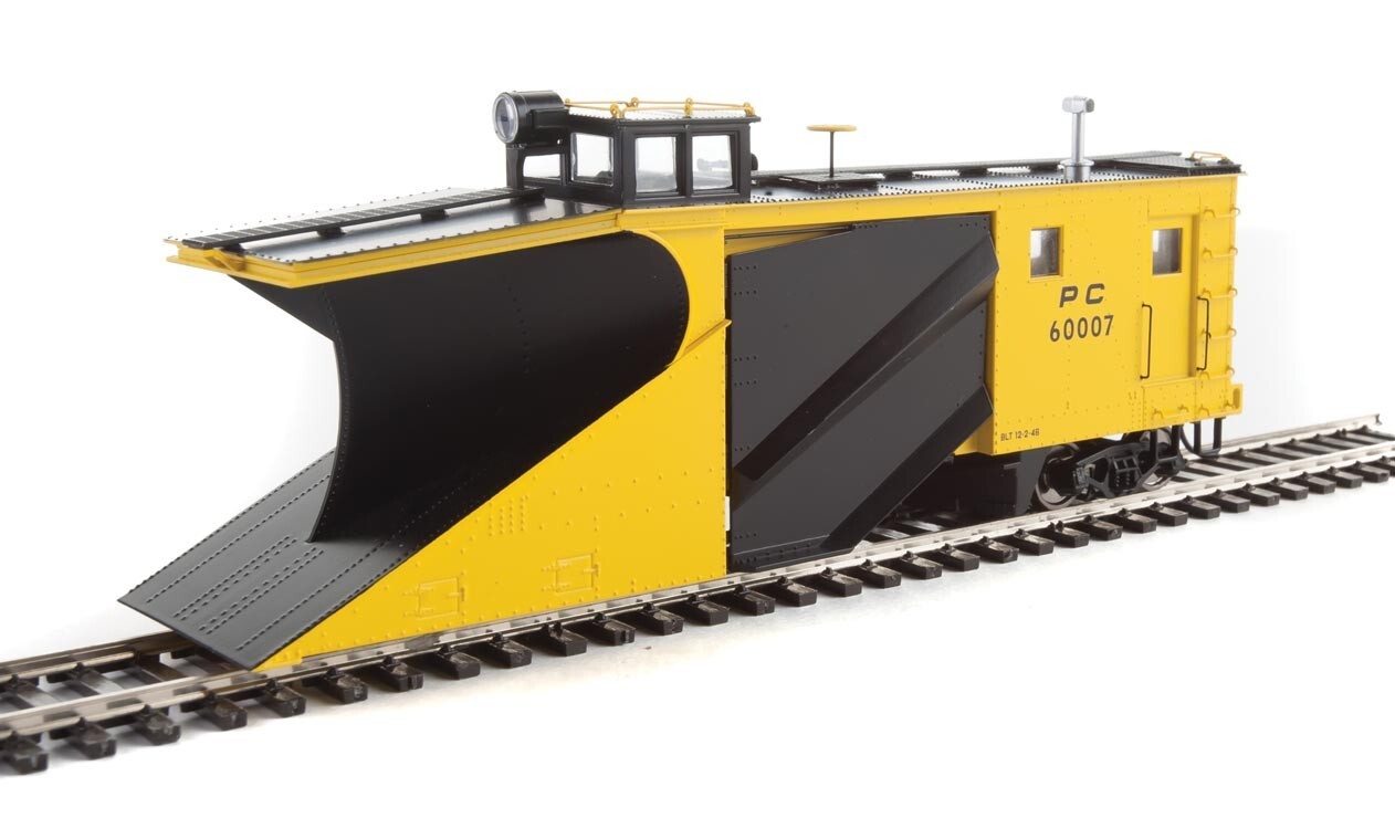 H0 Gauge - Walthers Russell Snowplow Penn Central - 110027 New